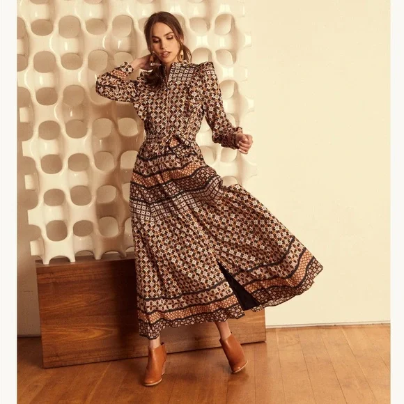 Caballero brand. Beautiful long dress. Lined - Picture 4 of 4